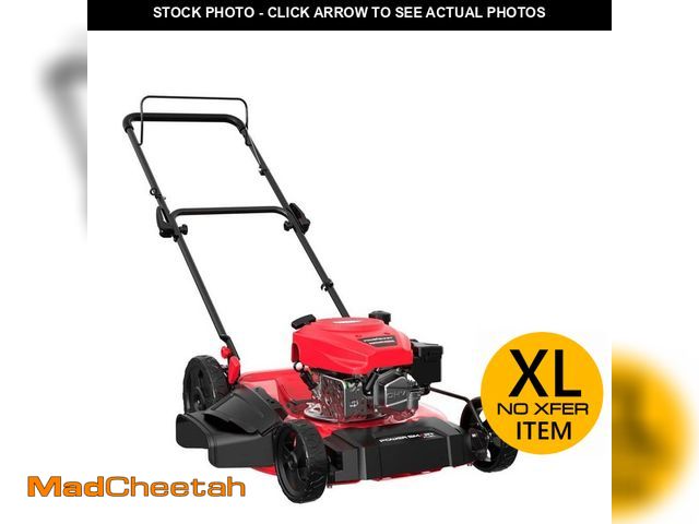 Lot 74-14450254 - PowerSmart 21 in. 144cc OHV 4-stroke engine 2-in-1 side discharge Gas Push Lawn Mower V8721C - USED