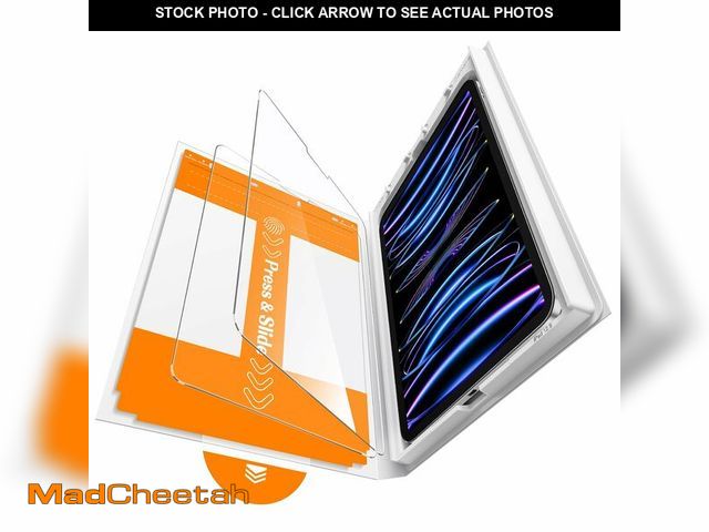 Lot 74-12713103 - iGluz 2 Pack for iPad Pro 11"(4th 3rd 2nd 1st Gen) iPad Air 10.9"(5th 4th Gen) 9H+ Tempered Glass Sc...
