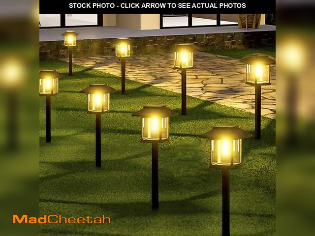 Lot 74-12697124 - 16-Pack Solar Lights Outdoor (Extra-Bright &amp; Smart Auto On/Off), Solar Powered Garden Lights, Wa...
