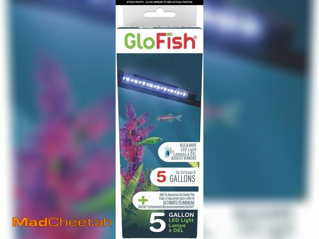 Lot 74-12426734 - GloFish 6-Inch LED Light Stick for Fish Aquariums Up to 5 Gallons, 1 Count, with White and Blue LED ...