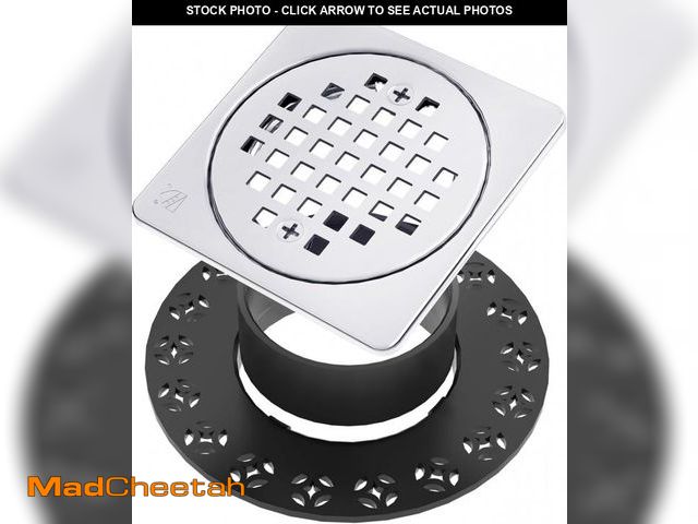 Lot 74-11369427 - Yaseingoo 4" Drain Grate Kit - Compatible with Schluter Kerdi-Drain Flange - Floor Drain Kit with Ad...