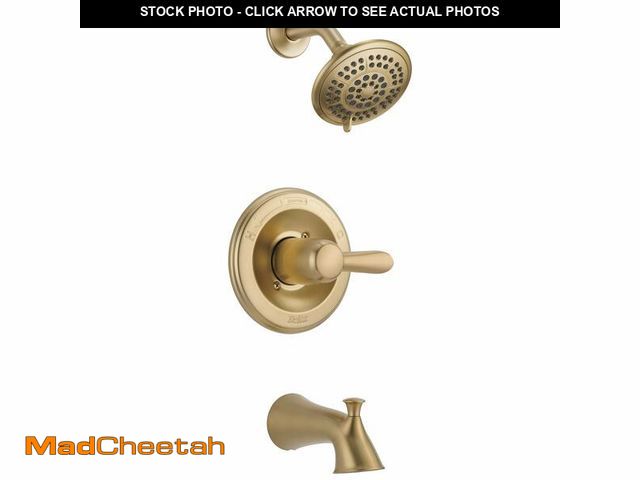 Lot 74-13520757 - Delta Faucet Lahara 14 Series Single-Handle Tub and Shower Trim Kit Shower Faucet with 5-Spray Touch...