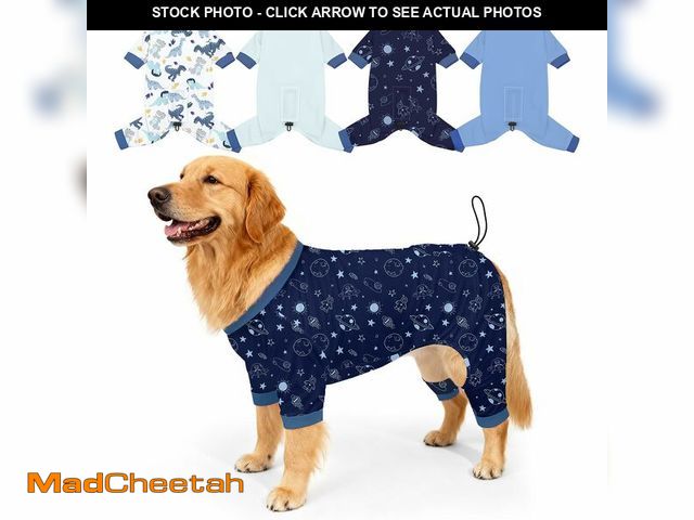 Lot 74-14331770 - Bienbee Dog Pajamas, 4 Pack Dog Recovery Suit Shedding Suit Cute Soft Puppy Clothes Dogs Pjs Onesies...