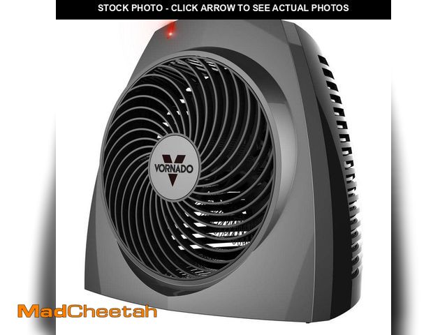 Lot 74-14559336 - Vornado VH200 1500-Watt Electric Portable Space Heater, Whole Room Vortex Heat Circulation, Charcoal...