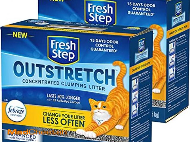 Lot 74-12098209 - Fresh Step Outstretch Advanced Long Lasting Clumping Litter with Febreze Freshness, Activated Charco...