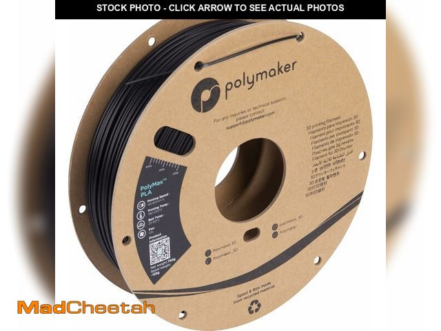 Lot 74-13058896 - Polymaker PolyMax Tough PETG Filament 2.85mm White 0.75kg 3D Printer Filament, Tougher PETG+ black 3...