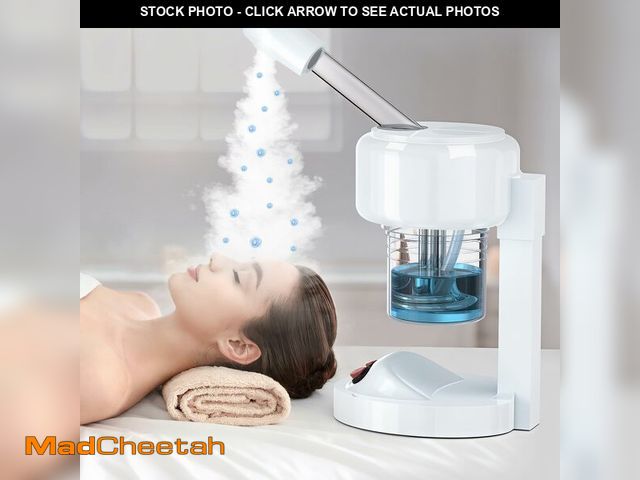 Lot 74-14212569 - Portable Facial Steamer with Removable Water Cup, UV Ozone Nano Ionic Face Steamer for Facial Deep C...