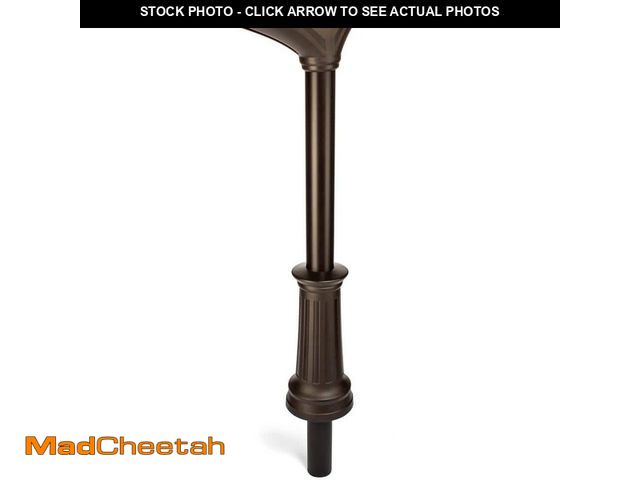 Lot 74-14255949 - Architectural Mailboxes Elevado Decorative In-Ground Post in Rubbed Bronze - UNUSED
