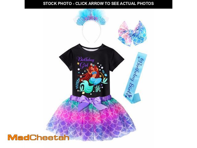 Lot 74-13713964 - Doctor Unicorn Birthday Girls Mermaid Outfit Set Costume Tutu Skirt Dress, Mermaid Birthday Shirt, H...