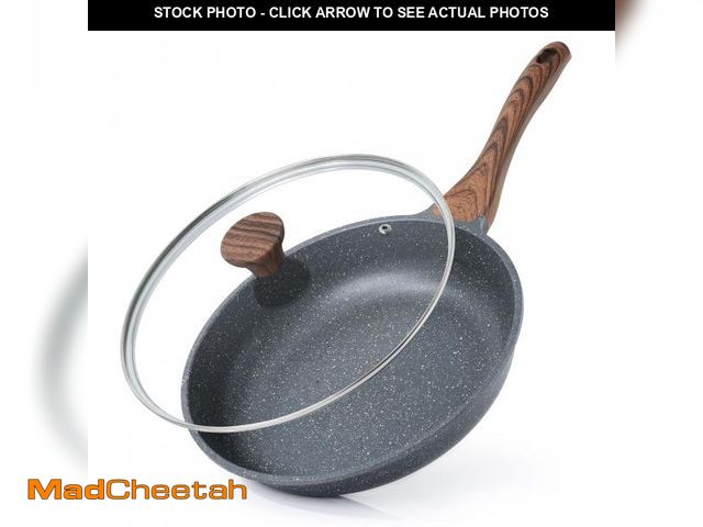 Lot 74-12442101 - SENSARTE Nonstick Frying Pan Skillet with Lid, Omelet Pan with Cover, Healthy Egg Pan Chef's Pan, Ki...