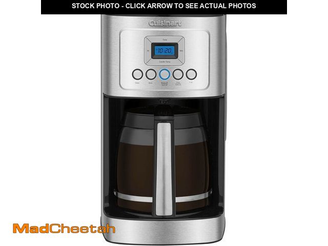 Lot 74-12827675 - Cuisinart Coffee Maker, 14-Cup Glass Carafe, Fully Automatic for Brew Strength Control &amp; 1-4 Cup...