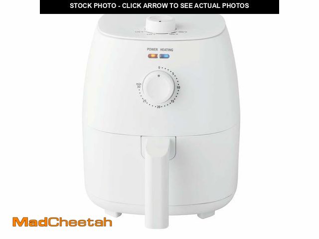 Lot 74-12858324 - Mainstays 2.2 qt Air Fryer, Arctic White - Automatic Shutoff - UNUSED