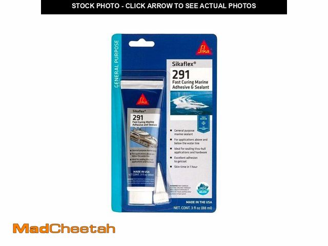 Lot 74-14213458 - Sikaflex-291 White - Multifunctional Adhesive &amp; sealant for Boats - Marine use - Resists Weather...
