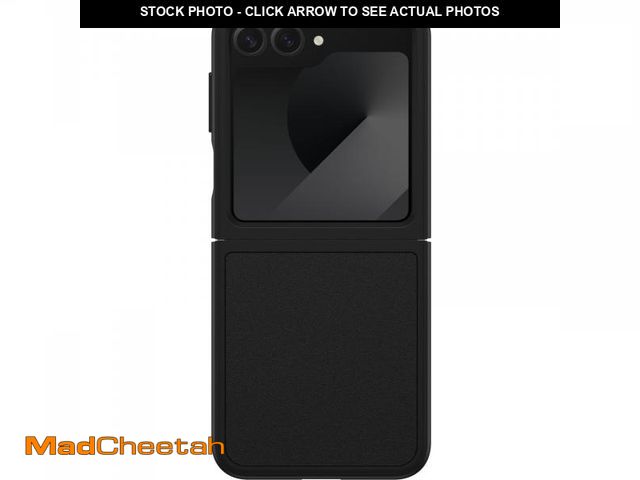 Lot 74-11554805 - OtterBox Galaxy Z Flip6 Thin Flex Series Case - Black, Ultra-Slim, Hard case with Soft Edges, 5G and...