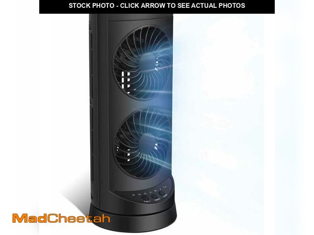 Lot 74-14597936 - Personal Tower Cooling Fans that Blow Cold Air,25dB Quiet Fan with 24ft/s - USED