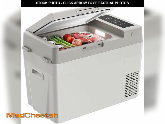 Lot 74-14067433 - (MISSING POWER CORD) Marsail 12 Volt Refrigerator 12V Car Fridge 32QT Portable Freezer Compressor Co...