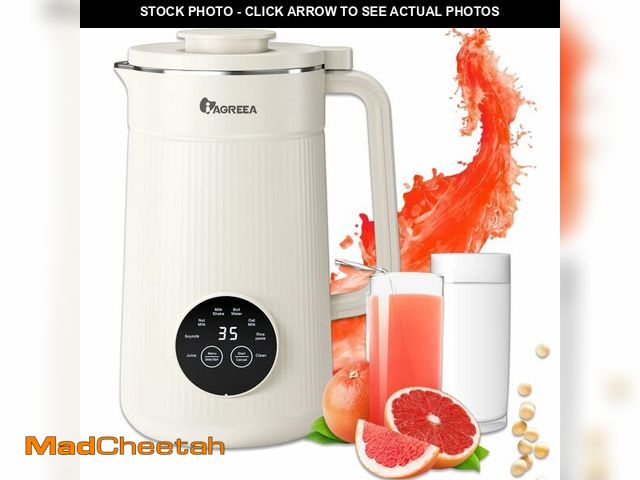 Lot 74-12708770 - 8-IN-1 IAGREEA Nut Milk Maker Machine, 35 oz Soy Milk Maker, Oat, Soy, Plant Based and Dairy Free Be...