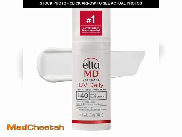 Lot 74-14380088 - EltaMD UV Daily SPF 40 Face Sunscreen Moisturizer with Zinc Oxide, Daily Face Moisturizer with SPF, ...