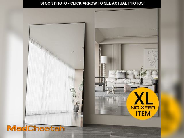 Lot 74-12693091 - Fitcleer 71Ãâ47Ã¢â¬Â Large Full Length Floor Mirror, Glassless Shatterproof Oversized Mirror fo...