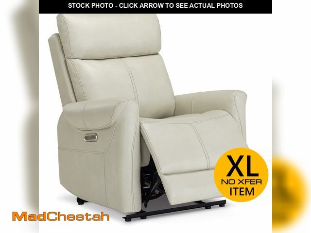 Lot 74-12630964 - KISLOT Leather Recliner Chair for Adults Wall Hugger RV Recliner with USB Charging Ports Electric Po...