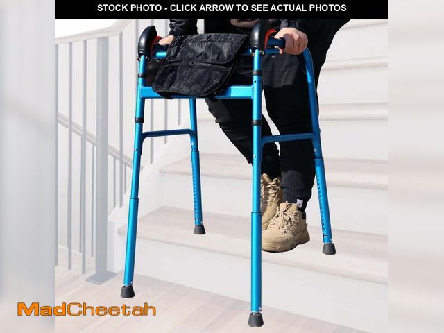 Lot 74-12779961 - Stair Climbing Walker and Lightweight Walking Aids for Seniors, Foldable and Adjustable Walking Cane...