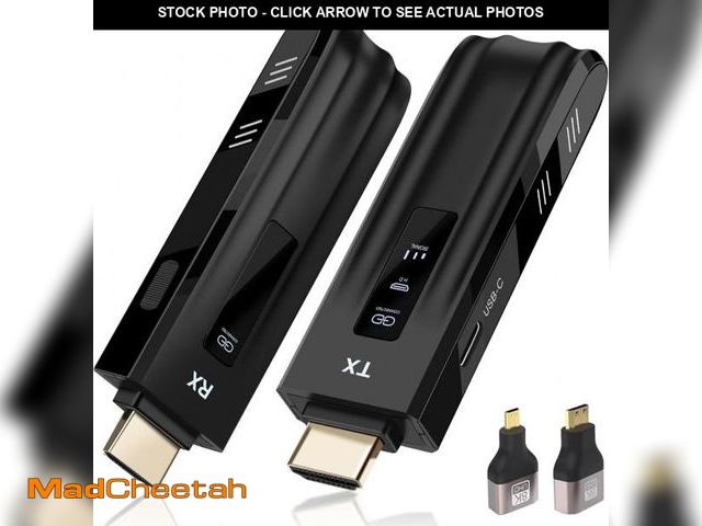 Lot 74-11910798 - Wireless HDMI Transmitter and Receiver,2025 Upgraded LED Display,4K Decode &amp; 1080P Output,Plug a...