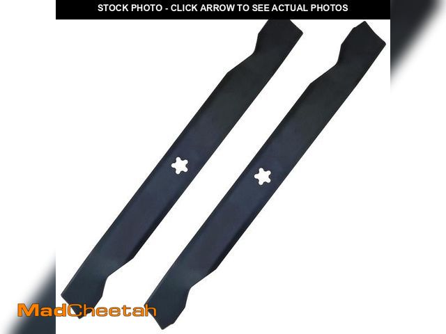 Lot 74-12419192 - TREXFLOW TF 127843 Mower Blade Set (High Lift) fits for Craftsman LT1000 42 inch Cutting Deck fits P...