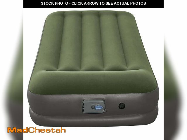 Lot 74-12789452 - Ozark Trail Twin Air Mattress, Air Bed with Pump, 14 Inch Inflatable Air Mattress, Blow Up Bed - USE...