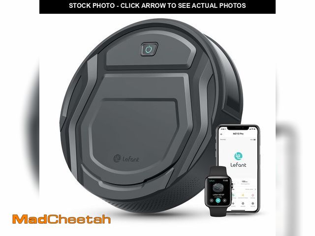 Lot 74-13584721 - Lefant M210P Robot Vacuum Cleaner, 4000pa Suction, 200 Mins Runtime, Super Thin, Quiet, Self-Chargin...