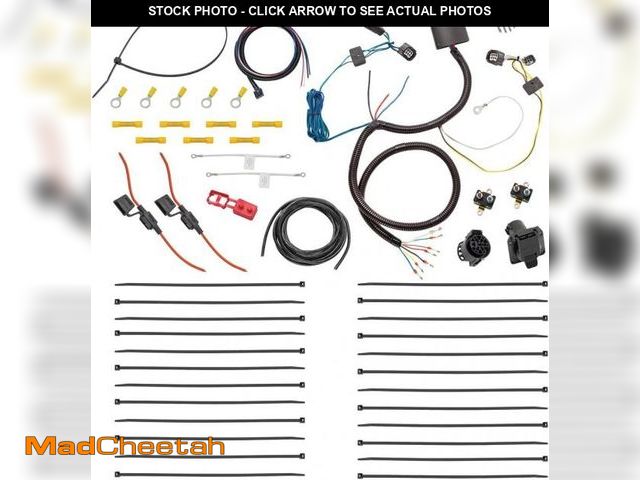 Lot 74-12400171 - Tekonsha 22121 7-Way Tow Harness Wiring Package - Complete Kit, 1 Pack - UNUSED