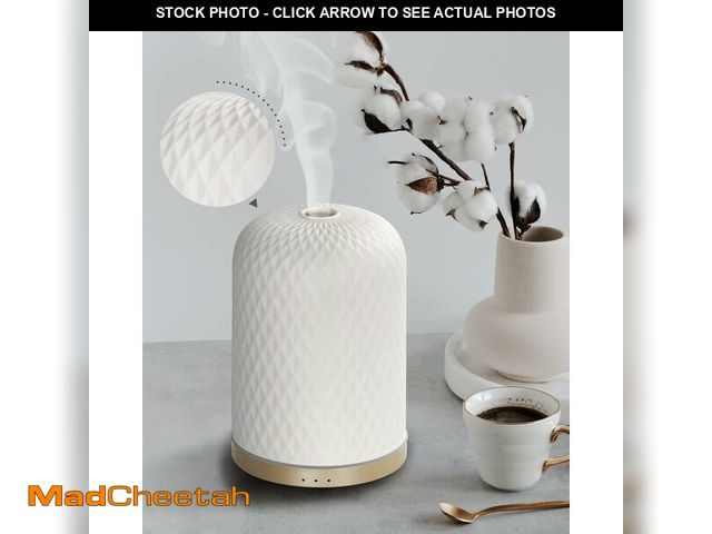 Lot 74-13542686 - Essential Oil Diffuser,110ML Diffusers for Essential Oils Large Room, Ceramic Diffusers Decorative U...