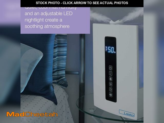 Lot 74-13693353 - *WET* Lasko UH300 Warm and Cool Mist Humidifier with Humidistat and Timer, Quiet, Soothing Ultrasoni...