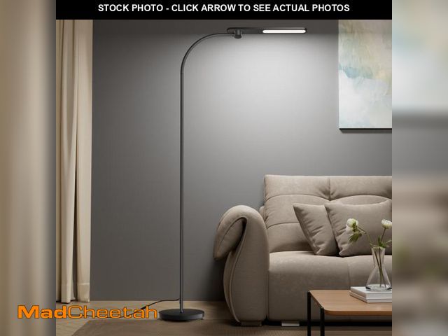 Lot 74-12115896 - HoneyWell LED Floor Lamp, F4 SunturaluxÃ¢âÂ¢ Gooseneck Floor Lamps for Living Room, Super Bright S...