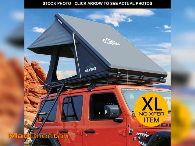 Lot 74-12629065 - WildFinder Rooftop Tent Hard Shell Roof Top Tent Hardshell Suitable for Jeep SUV Truck Van,Camping C...