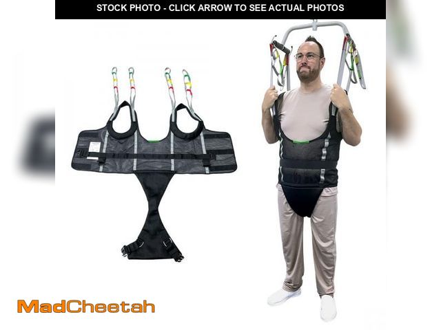 Lot 74-11549313 - Ehucon Comfort Padded Patient Lift Walking Sling,Portable Standing Harness to People/Handicap for Am...
