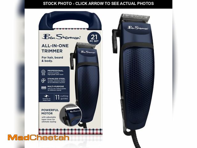 Lot 74-14206675 - Ben Sherman Beard Trimmer for Men Ã¢â¬â All-in-One Professional Hair Clippers &amp; Groomer for B...