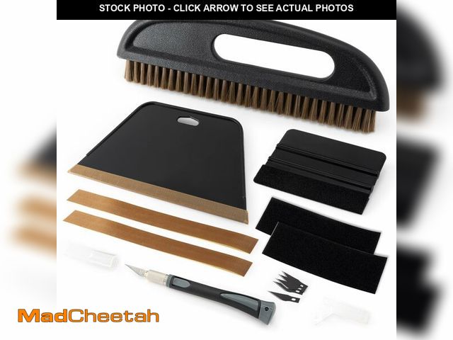 Lot 74-14209169 - Gomake Wallpaper Smoothing Tool Wallpaper Brush Tools Kit with Felt Squeegee Craft Precision Knife f...