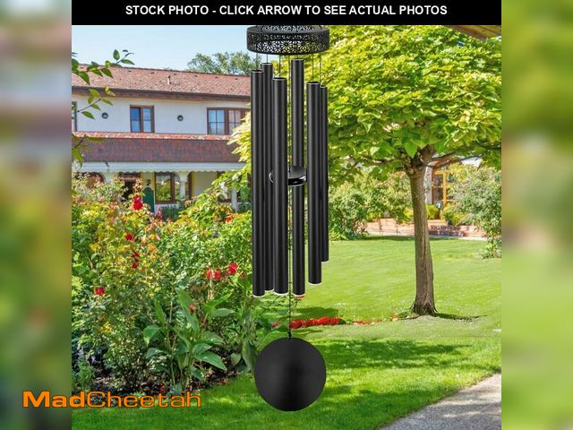 Lot 74-13213744 - ASTARIN 48'' Wind Chimes for Outside Deep Tone - Large Windchimes with 6 Heavy Tubes, Outdoor Memori...