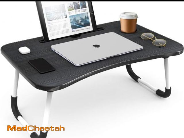 Lot 74-12367633 - Laptop Bed Tray Table, Adjustable Laptop Stand, Portable Lap Desks with Foldable Legs, Reading Desk ...