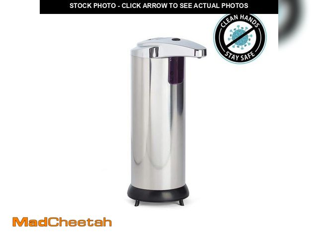 Lot 74-14362294 - Better Living 8 oz. Touch-Free Soap/Lotion Dispenser in Stainless-Steel - USED