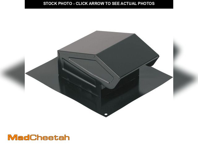 Lot 74-12675961 - Broan-NuTone Galvanized Steel Roof Cap with Built-In Damper for 3 in. or 4 in. Round Static Roof Ven...