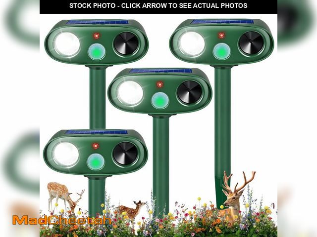 Lot 74-14293563 - 2026 Sonic Fortress Pro Deer Repellent Device Solar Ultrasonic Animal Repellent with Motion Sensor&a...