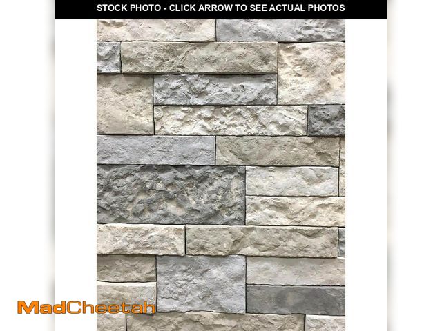 Lot 74-13771024 - AIRSTONE Spring Creek Gray Cement Standard Primary Wall Tiles (8 sq. ft.) - UNUSED