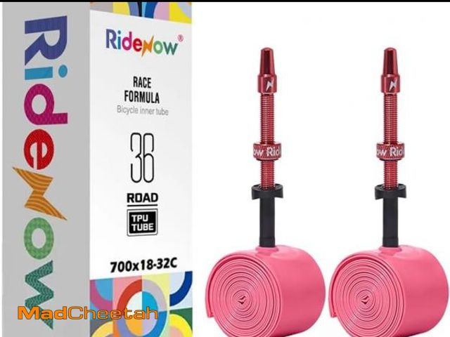 Lot 74-12324130 - Bibike 2 Pack Ridenow TPU Tubes 700x18-32c Inner Tube, 45/65/85mm Metal Presta Valve with Removable ...