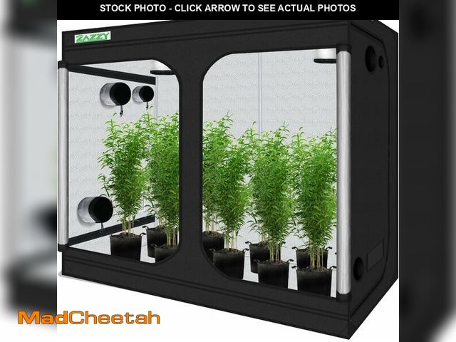 Lot 74-13041099 - zazzy Grow Tent, 96ÃÂ¢Ã¢âÂ¬Ãâx48 x78 Plant Growing Tents 600D Mylar Hydroponic Indoor Grow Ten...