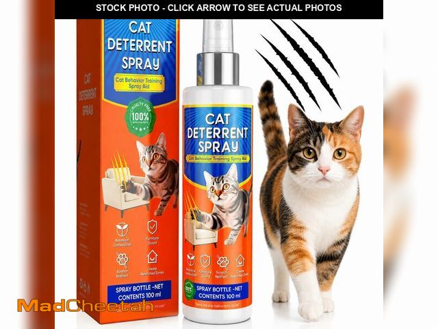 Lot 74-14423297 - Anowbo Cat Deterrent Spray - Cat Deterrent for Furniture Protection - USED