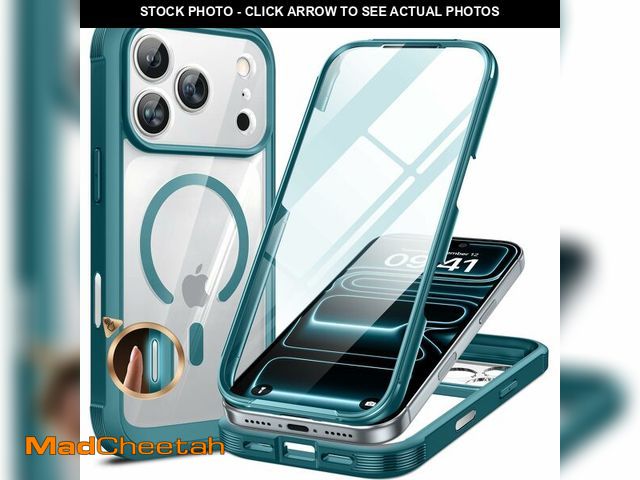 Lot 74-14150426 - Miracase Magnetic for iPhone 17 Pro Case 6.3" [Compatible with MagSafe] Full-Body Phone Case with Bu...