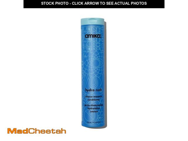 Lot 74-14056623 - amika hydro rush intense moisture conditioner with hyaluronic acid, 275ml | for dry, textured, or co...