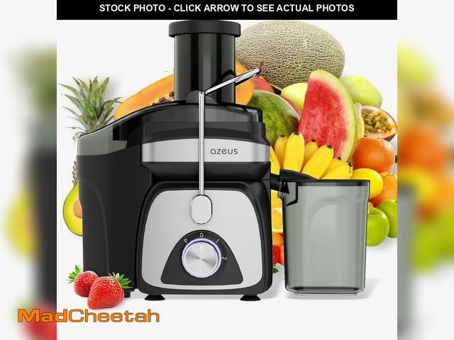 Lot 74-12827553 - AZEUS Centrifugal Juicer Machines, Juice Extractor with Germany-Made 163 Chopping Blades (Titanium R...