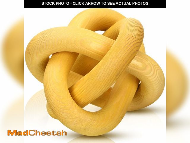 Lot 74-13550511 - Yalikop 3 Link Wood Knot Decor Rustic Home DÃÂ©cor Accents Hand Carved Coffee Table Decoration, Boh...